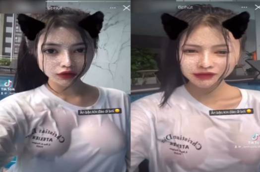 Uyên Nhi vòng 1 bự gây kích thích tại bể bơi